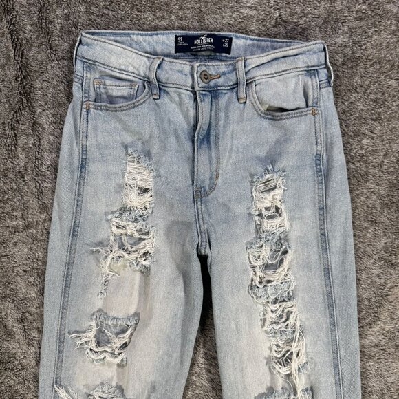 Hollister Ultra High Rise Mom Jean Sz 5S/27 - Picture 4 of 9